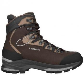 Lowa Mauria Evo GTX Women's Dark Brown Taupe Nubuck Hiking Boots