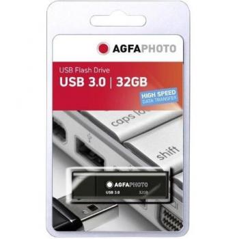 AgfaPhoto 10570 - Memoria USB de 32 GB, Negro