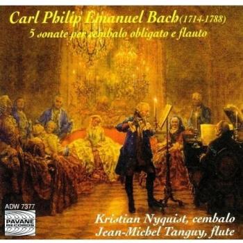 5 Sonates Pour Clavecin Et Flute Traversiere - Carl Philipp Emanuel Bach