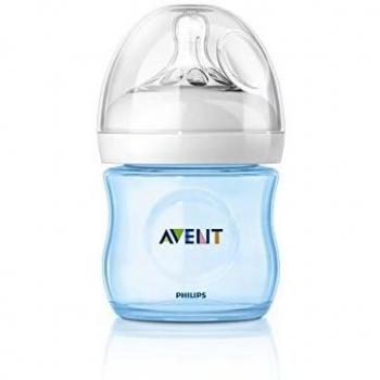 Philips Avent SCF692/17 - Biberón Natural con Tetina de flujo recién nacido, 125ml, color azul