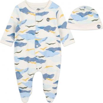 Timberland - Conjunto de bebé niño de pijama y gorrito 100% algodón
