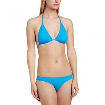 leg avenue bikini de triangulo con fruncido azul-72751