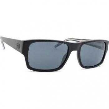 Tommy Hilfiger TH 2017/S Rectangle Black Sunglasses for Men, Acetate Frame, UV Protection