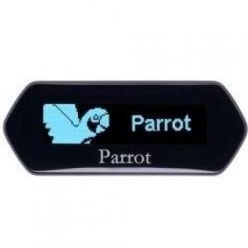 Parrot PF310161AG - Kit manos libres Bluetooth para Apple iPod y iPhone con pantalla azul OLED de 2 líneas