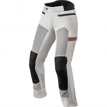 Revit Tornado 3 Pantalones Textil de Moto para Mujer Blanco y Plata