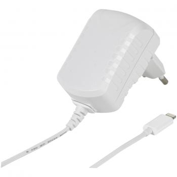Vivanco 33906 Cargador de Pared Cable Lightnin, para iPad, iPhone, iPod, 1,2m, 2,4A