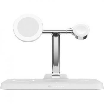 Targus HyperJuice QI2 4-in-1 Wireless Charging Stand, Fast Charge, White