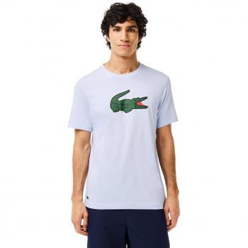 Lacoste - Camiseta Ultra-Dry con Estampado del Cocodrilo