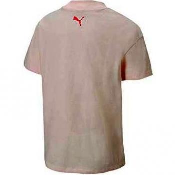 PUMA Alpha Trend tee G Camiseta, Niñas, Rosewater, 110