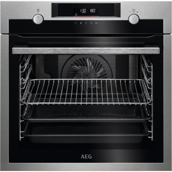 AEG Horno Serie 6000 SteamBake BPE555360M con limpieza pirolítica, multifunción, inox y función vapor