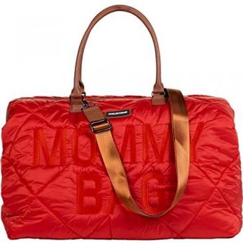 Puffered Red Mommy Bag