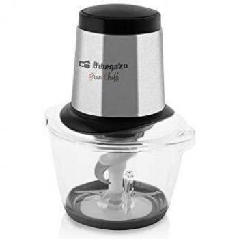 Orbegozo MC 4600 - Picadora eléctrica, 4 cuchillas inox, 1,2 L de capacidad, pica hielo, apto para lavavajillas, 300 W