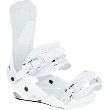 Nitro Phantom Fijaciones de Snowboard para Hombre, All Mountain Freeride Freestyle, Color Blanco, Talla Medium
