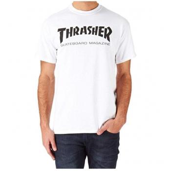 Thrasher Skate Mag White Short Sleeve T-Shirt for Men, Size L