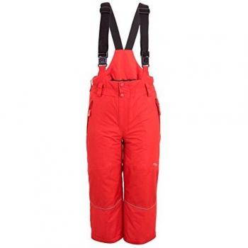 Trollkids Niños Pantalones Impermeables de Esquí/Pantalones de Nieve Telemark, Color Rojo Talla 3 años