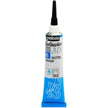 Pintura Glitter 3D Iridiscente para Tejidos Pebeo Setacolor - 20 ml