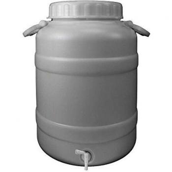 Oryx 8085540 Bidon Garrafa Plastico Alimentario Con Grifo y Boca Ancha 30 Litros