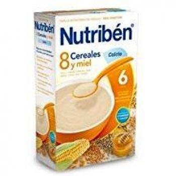 NUTRIBEN PAPILLA 8 CEREALES MIEL CALCIO 600 G