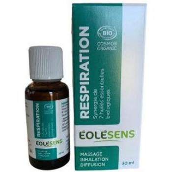 Eolesens Respiración 100% Aceites Esenciales 30ml - Complejo de aceites esenciales para la respiración, formulado con una mezcla de aceites esenciales naturales, ideal para aliviar congestiones y favorecer la respiración. Present