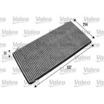 Filtro de Habitáculo VALEO con Carbón Activo para BMW 698776, Compatible con Referencias 64318409043, 64318409044, 64319218706, 64319224084, 643192240