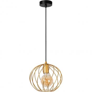 Lámpara Colgante Danza, 1 Luz, Ø 25 cm, Oro Mate