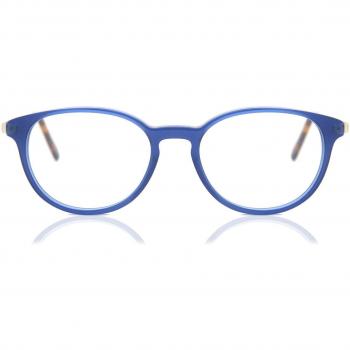 SmartBuy Collection Oval Full Rim Plastic Women’s Prescription Glasses - Blue - Size 48 - Blue Light Block Available