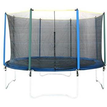 AK Sport - Red de seguridad para cama elástica, 366cm, Color Negro