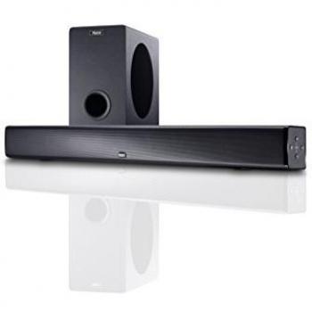 Soundbar Magnat SBW-250 con Subwoofer Inalámbrico, Bluetooth 4.0 aptX, HDMI, CEC, ARC, Dolby Digital y Sonido 3D - Color Negro