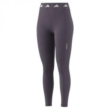 Mallas Adidas Tech-Fit Stash para Mujer - Morado, Blanco, Talla XL