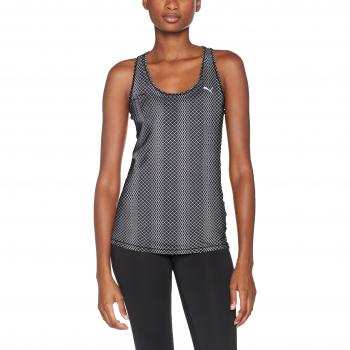 Camiseta de tirantes estampada para mujer Puma. , Otoño-invierno, mujer, color Black Meta Print, tamaño extra-small