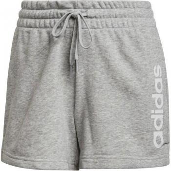Adidas Linear French Terry Shorts Mujeres - Gris, Blanco