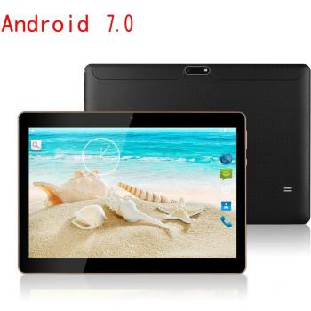 Tablet PC Android MaiTai 10 pulgadas 7.0 2560 x 1600 IPS, Octa Core, 4 GB RAM, 64 GB ROM, 8.0 MP 3 G MTK6592, tarjeta SIM doble, función de llamadas, GPS, Bluetooth 7 9, color negro