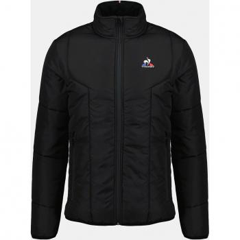 Le Coq Sportif - Chaqueta de hombre ESS Doudoune Light N°1, color negro puro, talla L