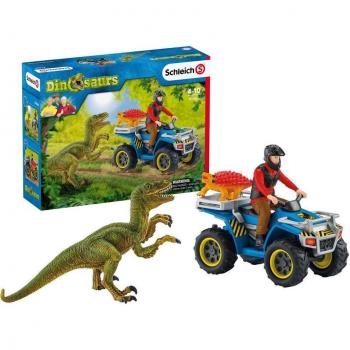 Schleich 41466 Velociraptor Quad Bike Playset