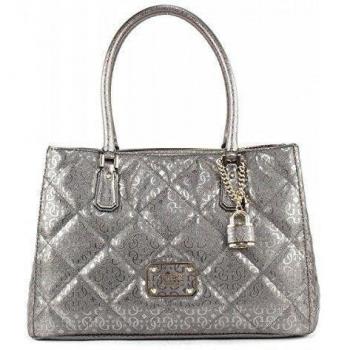GUESS Ophelia Girlfriend Satchel Pewter