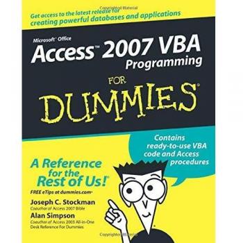 Access 2007 VBA Programming FD