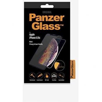 PanzerGlass 'Edge de to de Edge' para iPhone X/XS, Case Friendly Privacy, Black