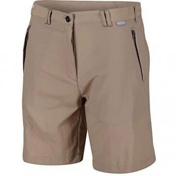 Regatta Leesville II-Pantalón Corto De Senderismo De Tejido Ligero Repelente Al Agua con Protección UV Shorts, Hombre, Parchment, 42