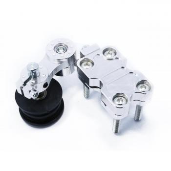 Tensor/ajustador de cadena CNC con rodillo para motocicleta de motocross, Enduro