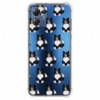 Funda Antigolpes de Silicona para Motorola Moto G54 5G con Diseño de Perros 07