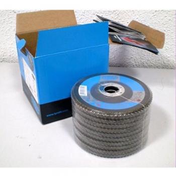 Tyrolit 34318370 BASIC Disco de Láminas, ZA60-B, 27A Forma, 125mm x 22.23mm, Caja de 10
