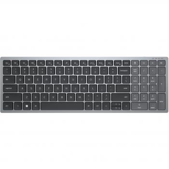 Teclado Dell Multi-Device KB740 gris titanio (inalámbrico, 2,4 GHz, Bluetooth 5.0, USB, QWERTZ)