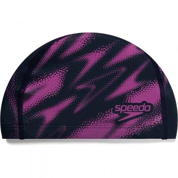 Gorro de natación unisex Speedo Boom Ultra Pace Cap lila negro