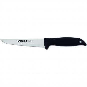 Arcos Serie Menorca, Cuchillo de Cocina, Hoja de 150 mm, Mango Color Negro