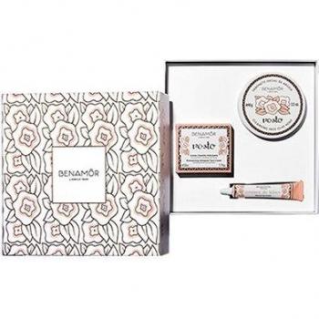 Set de Regalo Rosto Chantilly: Crema Facial Batida 50ml, Crema Labial Milagrosa 10ml y Jabón Facial de Arcilla 90g