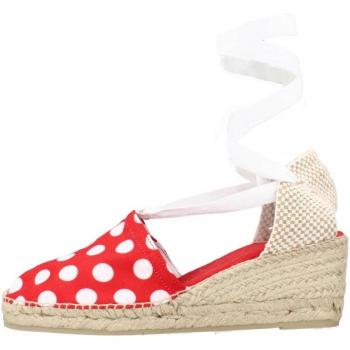 Alpargatas Mujer Toni Pons Veira To Rojo, tejido de yute, suela antideslizante, diseño cómodo y ligero, ideal para el verano