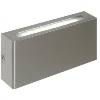 Foco Hermético de Metal Plata EPIKASA 14,5x3,8x7,5 cm