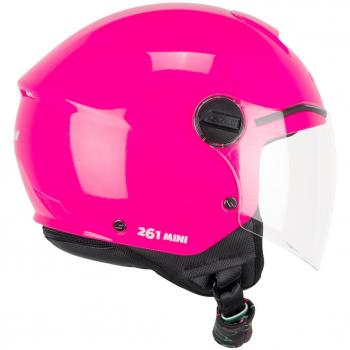 Casco Jet Infantil CGM 261A Mini Mono Fucsia Talla M