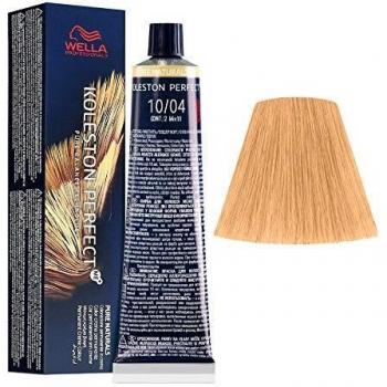 Wella Koleston Perfect ME+ Permanent Hair Dye 10/04 Pure Natural Light Platinum Copper 60ml