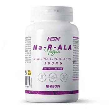 Ácido R-Alfa Lipoico 300mg - 120 Cápsulas Vegetales, Con Vitamina E y Selenio, No-GMO, Vegano, Sin Gluten